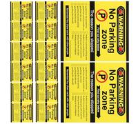 Luxshiny Parking Violation Cards 100Pcs Funny Bad Parking Notes Temporary Car Warning Stickers Multi Violation Reason Cards for Cars Practical Outdoor Use