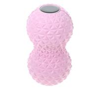 Luxshiny Peanut Massager Roller Massage Ball Eva Pink Multi-use Stress Relieving Tool for Massaging Lumbar and Waist