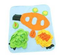 Luxshiny Pet Foraging Mat for Rabbits Interactive Feeding Pad Soft Material Energy Consuming Fun Activity Prevents Choking Engages Pets