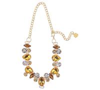 Luxshiny Pet Neck Jewelry Rhinestones Pet Necklace with Quick Release Buckle Sturdy Resin Metal Decorative Collar for Everyday Fashion Gatherings Puppies Small Dogs