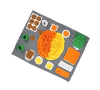 Luxshiny Pet Sniffing Mat Creative Slow Feeder for Dogs Non Slip Interactive Feeding Puzzle Reduces Litter Promotes Slow Eating and Engages Sense of Smell