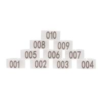 Luxshiny Pigeon Foot Rings Clip on Leg Rings Numbered Identification Bands Sturdy Plastic 10Mm Size Easy Tracking for Racing and Homing Birds Suitable for Pigeons and Doves