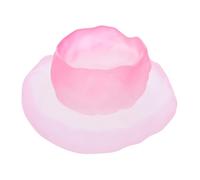 Luxshiny Pink Glass Tea Cup Set with Handmade Japanese Style Includes Pink Purple Cup and Glass Coaster Heat Resistant for Home Office Tea Lovers and Daily Use