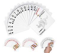Luxshiny Poker Cards Blank Single-Sided 3.54X2.56In Paper DIY Card Deck for Creative DIY Projects Family Entertainment Party Games