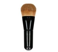 Luxshiny Portable, A Artificial with Brush Sloped Soft Foundation Fiber Bristles for Create Natural Blended Look and Base, Chic Black Makeup Women Powder and Liquid