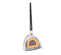 Luxshiny Portable Hamster Carrier Bag and Small Animal Travel Backpack, Lightweight Pet Storage Pouch with Breathable Mesh for Hamster, Guinea Pig, Hedgehog Outdoor Use