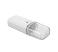 Luxshiny Portable Nano Facial Mister USB Cool Mist Sprayer for Deep Hydration Abs Moisturizing Face Moisturizer Machine with Pore Shrinking and Skin Soothing Function White Compact Design