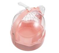 Luxshiny Portable Parrot Travel Cage Bird Carrier with Large Ventilated Space Lightweight Small Bird Cage for Outdoor Use Pink Portable Birdcage for Parakeets