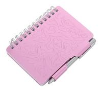 Luxshiny Portable Password Notebook Secure Password Organizer with Aluminum Cover and Spiral Binding Seamless Page Turning Compact On-the-go for Office and School Use