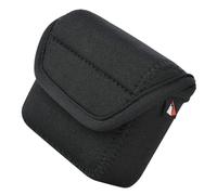 Luxshiny Portable Speaker Protective Carrying Case with Adjustable Waist Strap Compatible with Jbl Go 2, Waterproof Neoprene Storage Organizer Pouch for Travel and Outdoor Use, Black