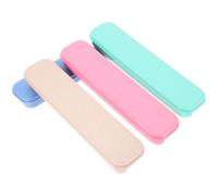 Luxshiny Portable Tableware Storage Box Simple Appearance Design 4pcs with Lid Design Pp Material Flatware and Chopsticks Case Compact and Portable Storage and Home Use