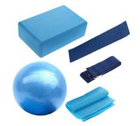 Luxshiny Portable Yoga Ball Kit with Handstand Blocks and Workout Accessories for Core Strength Balance and Muscle Endurance Training Fitness Gear Set for Stretching and Rehabilitation