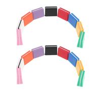 Luxshiny Potentiometer Sliders 18Pcs 4Mm Fader Cap Set in Nine Colors, Easy Installation Replacement for Audio Console Parts and Live Dj Equipment