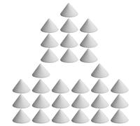 Luxshiny Pottery Manufacturing 30pcs Refractory Nails Ceramic Support Nails Aluminium Oxide Clay Practical Pottery Tools for Melting and Furnace Glass