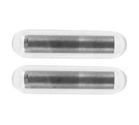 Luxshiny Ptfe Coated Magnetic Stirrer Bars Glass 8X32Mm 2Pcs Compact Lightweight Stirring Rods for Lab Chemical Solutions