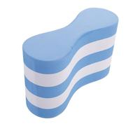Luxshiny Pull Buoy Swimming Training Tool EVA Leg Float for Adults Lightweight Swim Board for Core Strength and Upper Body Development Blue and White