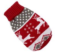 Luxshiny Pumpkin-shaped Dog Christmas Sweater Soft and Comfortable Woolen Yarn Acrylic Knitted Jumper for Pets in Cold Weather and Holidays Adorable Winter Clothes for Dogs and Cats