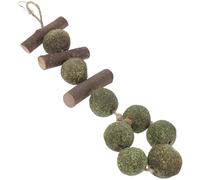 Luxshiny Rabbit Chew for Teeth with Unique Wooden Shapes, Practical Teething for Hamster and Bunny, for Pet's Home Use