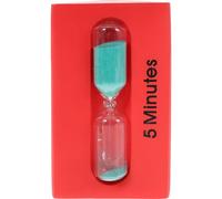 Luxshiny Red Sand Hourglass Timer 3, 5, 7 Minute Set for Boys and Handwashing Kitchen and Classroom Use