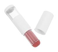 Luxshiny Refillable Powder Blush Brush with Stable Flat Base and Soft Synthetic Fibres, Portable Makeup Brush for Daily and Professional Use, Compact Pink Abs Handle