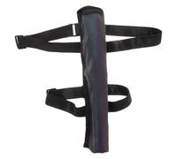 Luxshiny Reflective Fan Bag with Adjustable Straps Lightweight Portable Pouch for Martial Arts Tai Chi Folding Fans 13.4X13X0.2 Inches