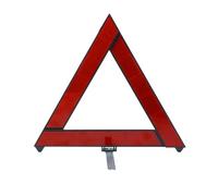 Luxshiny Reflective Road Safety Triangles 30x30cm Emergency Warning Triangle Sign with Specular Material for High Visibility and Conspicuousness the Dark, for Car Breakdown and Roadside