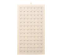 Luxshiny Replacement Shower Head Rainfall Shower Panel with 91 Holes, Impact Resistant Plastic Rectangle Waterfall Showerhead for Bathroom Home Bath Upgrade, Universal Compatibility, Flat