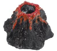 Luxshiny Resin Mini Volcano Statue with Artistic Design for Aquarium and Mini Garden Ornament, Lightweight and Compact Simulated Volcano Decoration for Unique Outdoor and Indoor Display
