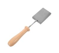 Luxshiny Reusable Graphite Mold with Wood Handle for Metal Casting and Lampworking, Heat-Resistant Graphite Silver Mold Accelerates Melting and Cooling, for Glasswork Projects and Art