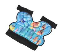 Luxshiny Roller Skating Hip Protector Pads for Boys, Blue M Size (6-12 Years), Impact-resistant Padded Shorts Butt Cushion for Snowboarding and Outdoor Sports