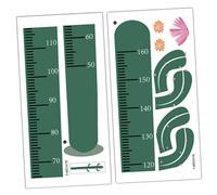 Luxshiny Self-Adhesive Height Wall Ruler Cactus Growth Chart for Boys and Girls Featuring Removable Design and DIY Application, Made of Vinyl Material, for Children's Room Decor