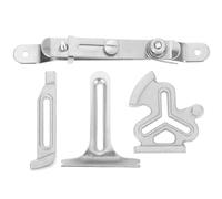 Luxshiny Sewing Machine Edge Guide Ruler for Fabric with Iron Material Featuring T Shape and Blossom Shape for Edge Seam Applications Versatile and Replaceable Quilting Cutting Ruler