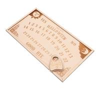 Luxshiny Sign, with Halloween Countdown Wooden Calendar Magnetic Interactive Countdown Feature for Halloween-themed -themed Designs Holiday Decor Parties for Indoor Use