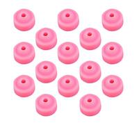 Luxshiny Silicone Nail Drill Dust Collector Caps Set for Nail Tools with Elegant Design 15pcs Nice Fit and Protection for Manicure