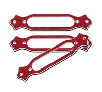 Luxshiny Single Coil Pickup Mounting 3pcs Pack Red with Ease of Installation and Pristine Articulate Sound for Electric Guitar for Different Occasions and Travel