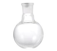 Luxshiny Single Neck and No Bubbles 250ml Boiling Flask round Bottom Borosilicate Glass Laboratory Glassware with Even Stress Distribution for Organic Chemistry Distillation