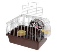 Luxshiny Small Animal Carrier Bag for Hamster and Small Pets with Sturdy Abs Build, Easy to Clean Design, Open Structure and Handle, for Outdoor Trips and Breeding Activities