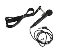 Luxshiny Small Mic Handheld Speaker Mic Handheld Microphone Prop Teaching Black