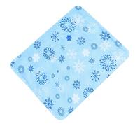 Luxshiny Small Pet Ice Mat Cage Cooling Pad Hamster Ice Mat Blue Pvc Gel Material Self-cooling Automatically Recharges for Hot Weather and Summer Use Suitable and Adults