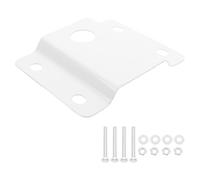 Luxshiny Solar Panel Pole Mount Bracket for Street Lights, Iron Material with White Finish, Versatile Design and Easy Installation, for Outdoor Lighting and Street Light Projects