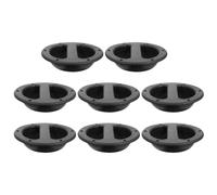 Luxshiny Speaker Cabinet Handle 8pcs Black ABS 256mm Round Pull Grip for Speakers, Long Serving Life, Easy to Grip, Aid Lifting and Transport