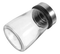 Luxshiny Stainless Steel and Pepper Shaker with Adjustable Pouring Hole 180ml Multipurpose Condiment Jar, Black and White Pepper, Kitchen Seasoning Dispenser for Cooking and BBQ