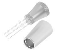 Luxshiny Stainless Steel Espresso Stirrer Needle Coffee Needle Tool with Base for Clump Breaking and Even Grounds Distribution Professional Coffee Making Tool