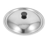 Luxshiny Stainless Steel Lid for Pots Pans Versatile Grease Splatter Cover for Frying Pan Easy to Various Cookware Kitchen Essential