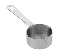 Luxshiny Stainless Steel Measuring Cup 60ml Mini Milk Pot Small Metal Sauce Pan with Dual Pour Spout for Home Kitchen