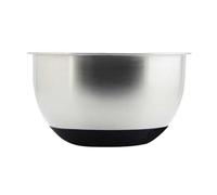 Luxshiny Stainless Steel Mixing Bowl Deep Construction Egg Beating Bowl with Non-Slip Silicone Base and Scale for Serving Fruit and Mixing Cake Batters in Kitchen