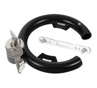 Luxshiny Stainless Steel Multi-Functional Round Shaped Bike Lock Simple and Convenient Design Secure Lock for Bike and Travel Luggage