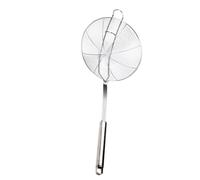 Luxshiny Stainless Steel Skimmer Spoon with Hook Lightweight Fine Mesh Strainer for Kitchen Use in Restaurants and Fried Chicken Restaurants, Sturdy Cooking Utensil for Draining