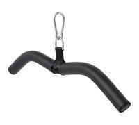Luxshiny Steel Bicep Pull Bar Pull Down Bar Fitness Equipment Home Gym Attachment Curved Design Sturdy Muscle Training Accessory for Strength Workout
