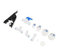 Luxshiny Sturdy Ice Maker Installation Kit with Pom Water Hose Connector for Coffee Machines and Ice Machines, Practical and Safe to Use Water Line Adapter for Easy Replacement